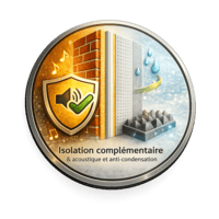 Isolation acoustique et anti-condensation complémentaire