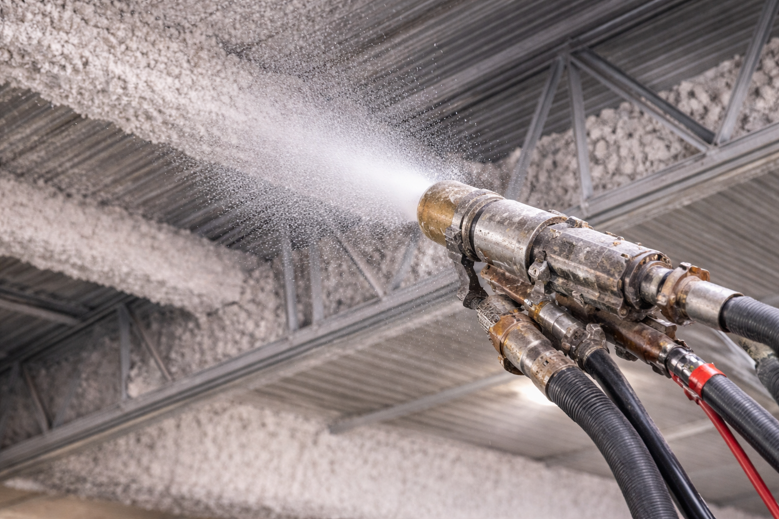 Protection incendie sous-face de toiture industrielle