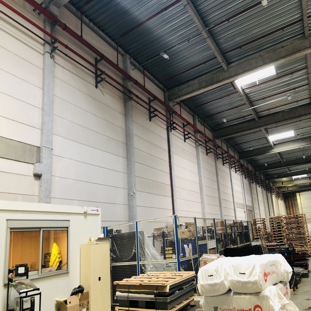 Flocage de protection incendie haute température