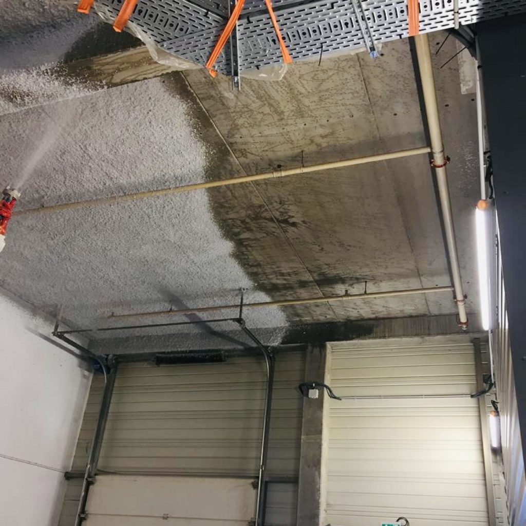 Traitement coupe-feu des supports métalliques